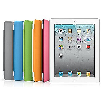 蘋果iPad2 WiFi版 16G (白色)+Smart Cover(藍色)
