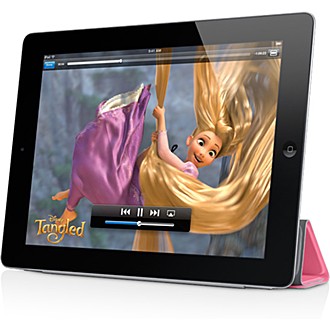 蘋果全新iPad2 WiFi版 64G (黑色)+Smart Cover(紅色)