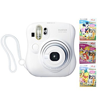 富士instax mini 25拍立得(白色)+卡通底片3盒組