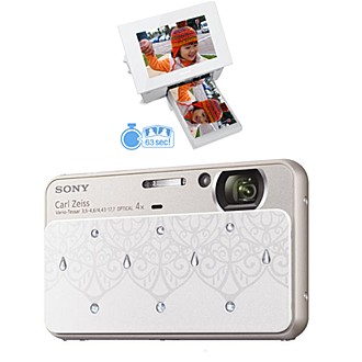 Sony Cyber-shot DSC-T110D (白)+相片印表機(DPP-F800/W)組合