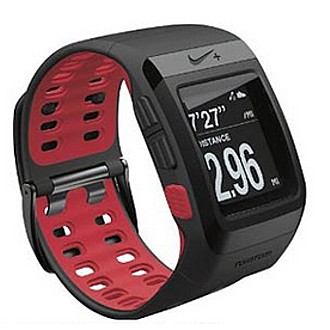 NIKE+SPORTWATCH GPS 運動手錶 黑/紅