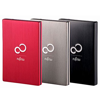 Fujitsu Ultra Slim纖薄500GB USB3.0 2.5吋髮絲行動硬碟-璀璨紅