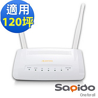 SAPIDO傻多 智慧雙頻 300Mbps 多網型寬頻分享器 (RB-1830)