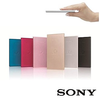 SONY CP-F5輕薄時尚美型鋁合金行動電源組(黑色)