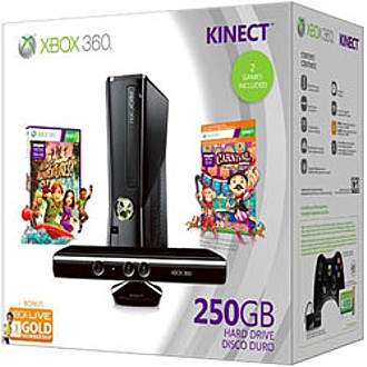 XBOX360 250G+KINECT組