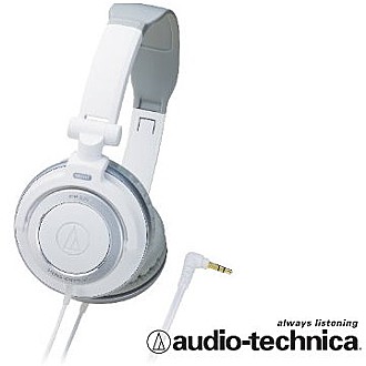 鐵三角 DJ風高音質頭戴式耳機 ATH-SJ55 (白色)
