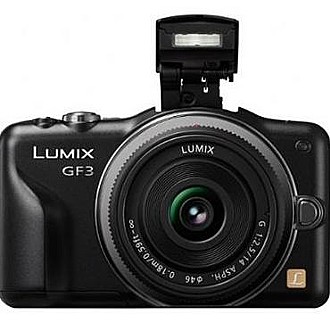 女朋友3號 Panasonic GF3+14mm F2.5定焦鏡組 (平輸商品-黑)