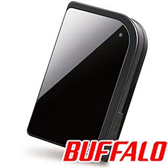 BUFFALO 1TB 2.5吋防震行動硬碟(黑)