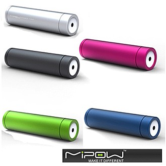MiPow 2200mAh 圓筒狀旅行萬用充電器(隨機出色)