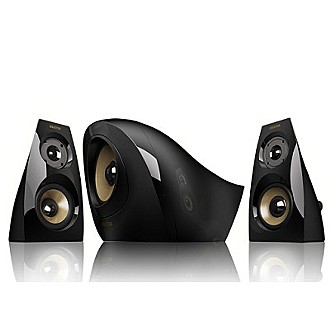 KRATOR NESO4 2.1ch 三件式重低音USB喇叭(N4-21U26 ) 黑色