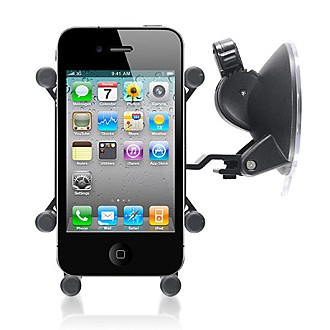 LUXA2 H5。iPhone 4 鋁合金旋轉車架