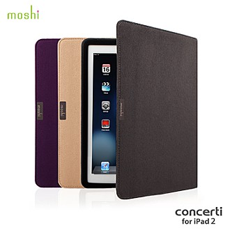 moshi Concerti for iPad 2 雅緻多功能保護套 (可選色)