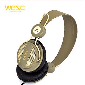 瑞典WeSC Oboe Golden 耳罩式耳機 (黃金藤綠色)