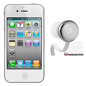 ★限量組合款★Apple iPhone4 8G + Monster 潮牌時尚耳機