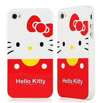 Hello Kitty for iPhone 4S/4保護殼(經典紅)