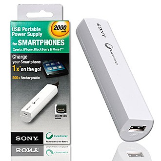 SONY 羽量級USB 行動電源 公司貨 (CP-ELS)