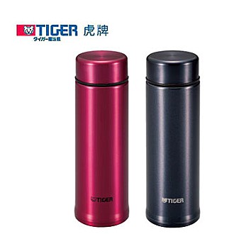 TIGER虎牌500cc不銹鋼超輕量保溫保冷杯 -黑色