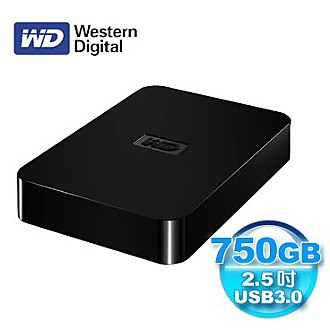 WD Elements Portable SE 750GB USB3.0 2.5吋行動硬碟