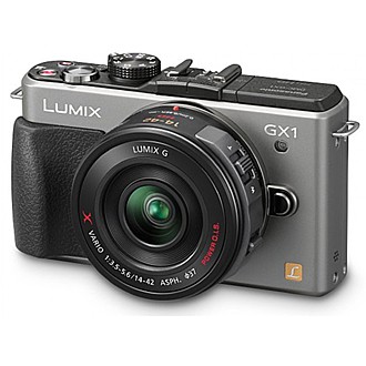 經典復刻 Panasonic GX1+14mm F2.5+14-42mm雙鏡組 旗鑑高階輕單眼 (銀色)