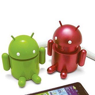 【Hashy】droid Phone×Phone 機器人造型座機(綠色)